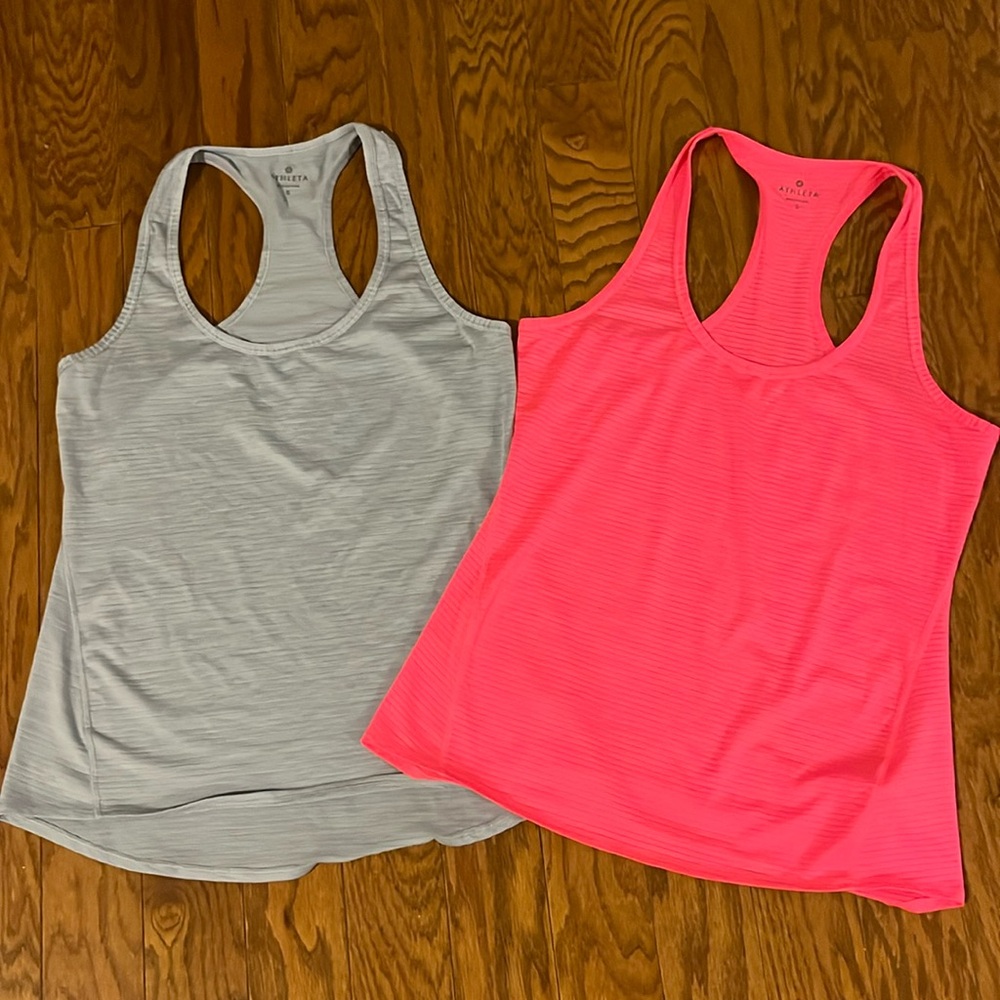 Athleta Chi racerback tank set of 2